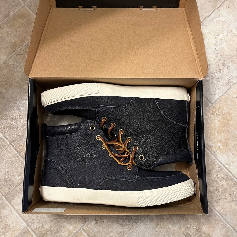 Polo Ralph Lauren Tedd mid top sneaker boot size 9 men